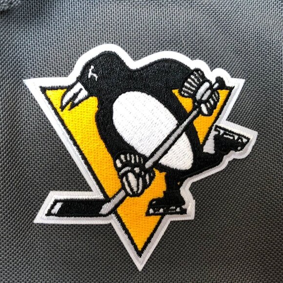 Antigua Mens Pittsburgh Penguins Legacy Pique Polo Size XL Short Sleeve Black - Picture 10 of 12